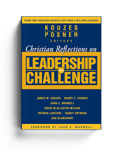 Christian Reflections on The Leadership Challenge book cover.