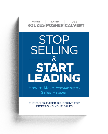 Stop Selling and Start Leading book cover.